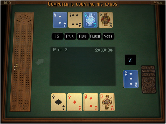 Cribbage main Screen Shot