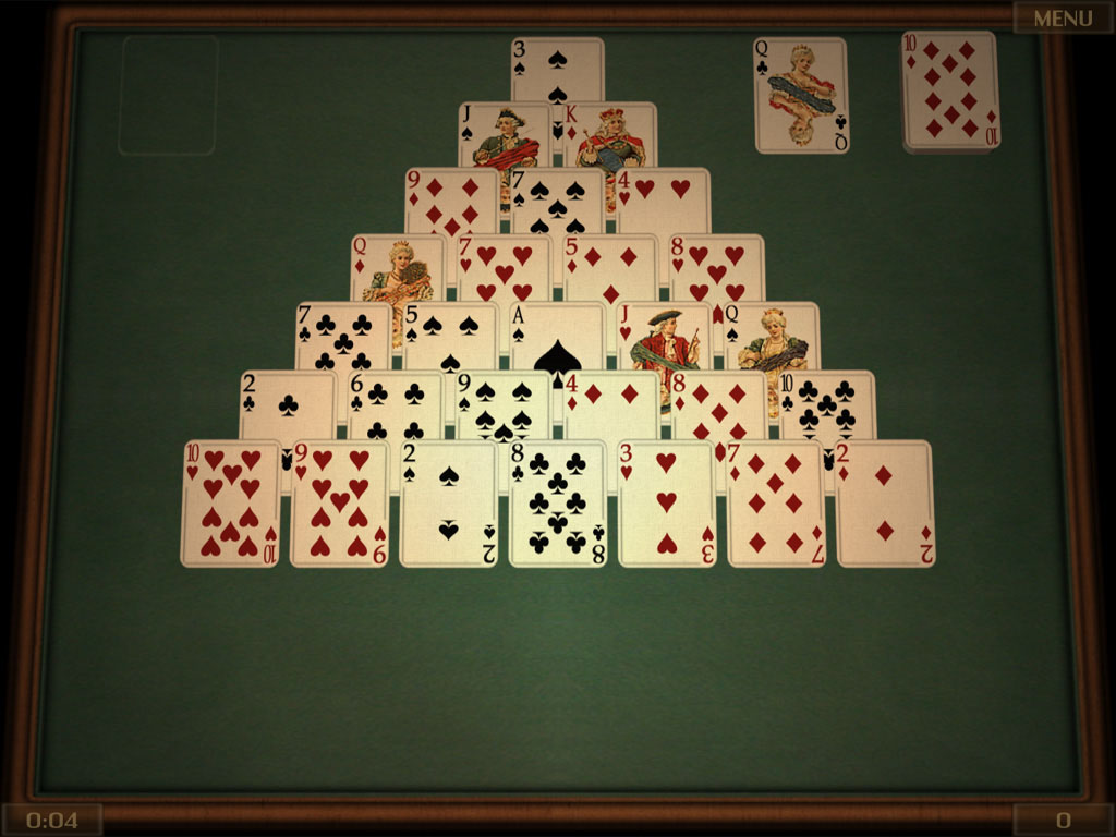 Click to view Free Solitaire 3D 4.4 screenshot