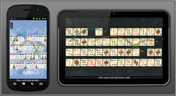 Solitaire 3D for the iPhone and iPod Touch